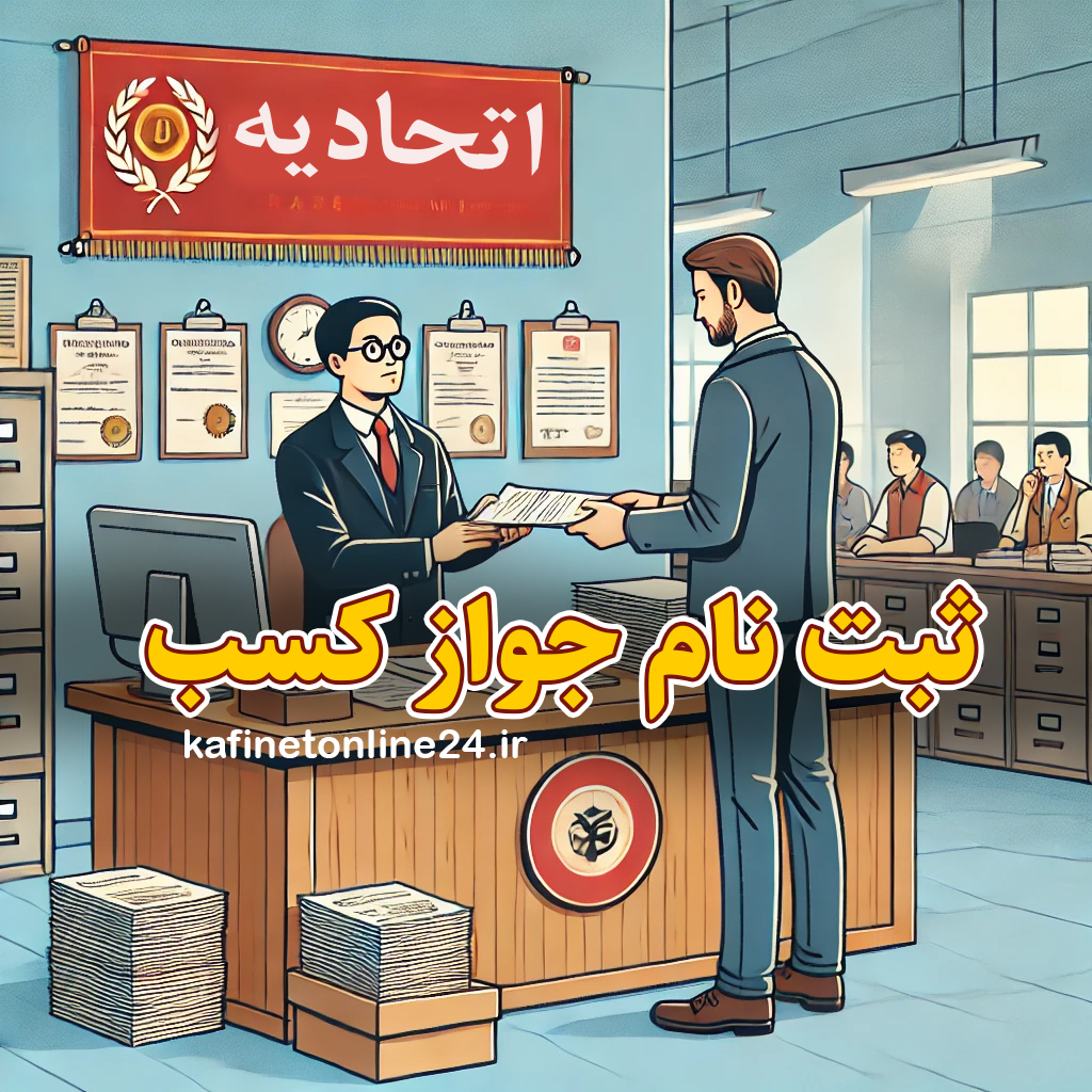 ثبت نام جواز کسب اتحادیه